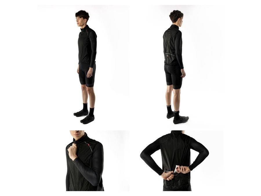 Vesta FORCE LASER, plná záda, černá