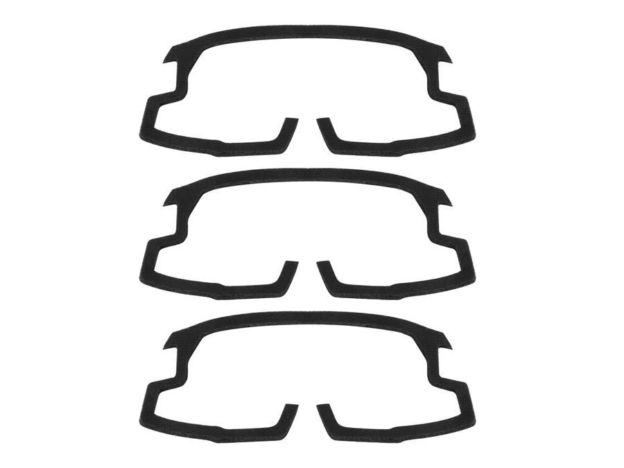 Brýle FORCE GRIP bílé, modrá revo skla