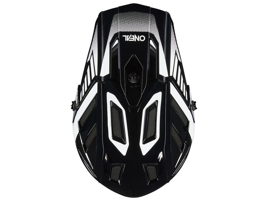 Integrální helma Oneal Backflip Zombie - černo/bílá