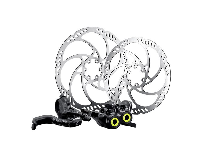 Kotoučové brzdy MAGURA MT5 Pro včetně kotoučů Storm HC 203/180