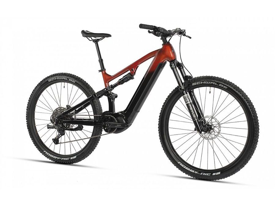 Pánské celoodpružené elektrokolo Maxbike MAYA Full AL 2026 Brick red