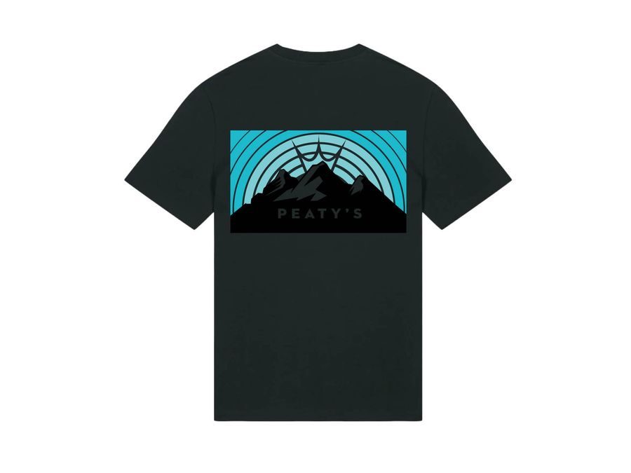 Tričko PEATY'S PUBWEAR TRIKO S KRÁTKÝM RUKÁVEM SUNRISE BLACK