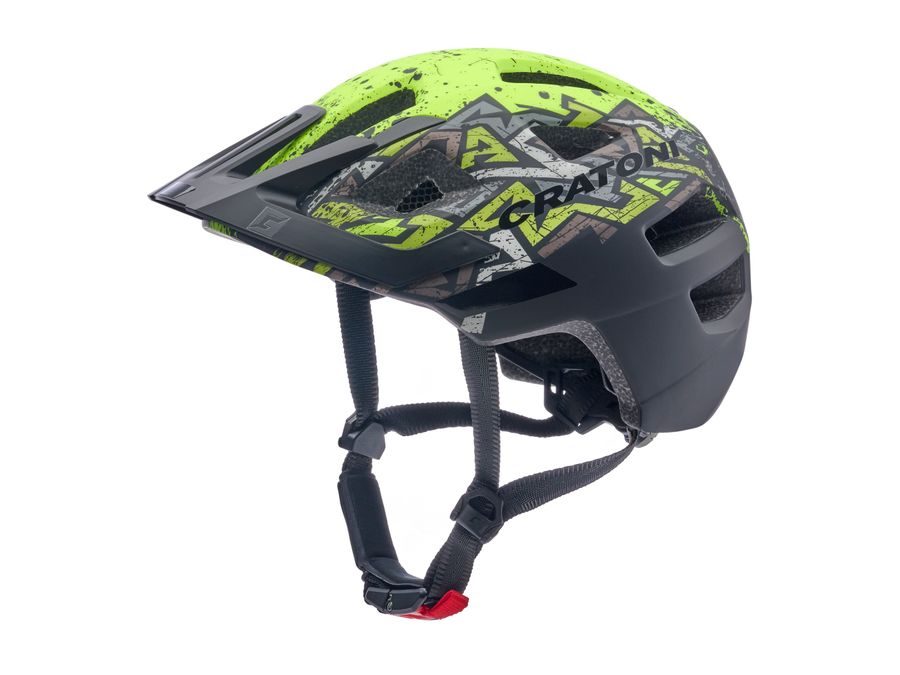 Dětská helma CRATONI Maxster Pro Wild-Neonyellow Matt - S-M (51-56 cm)