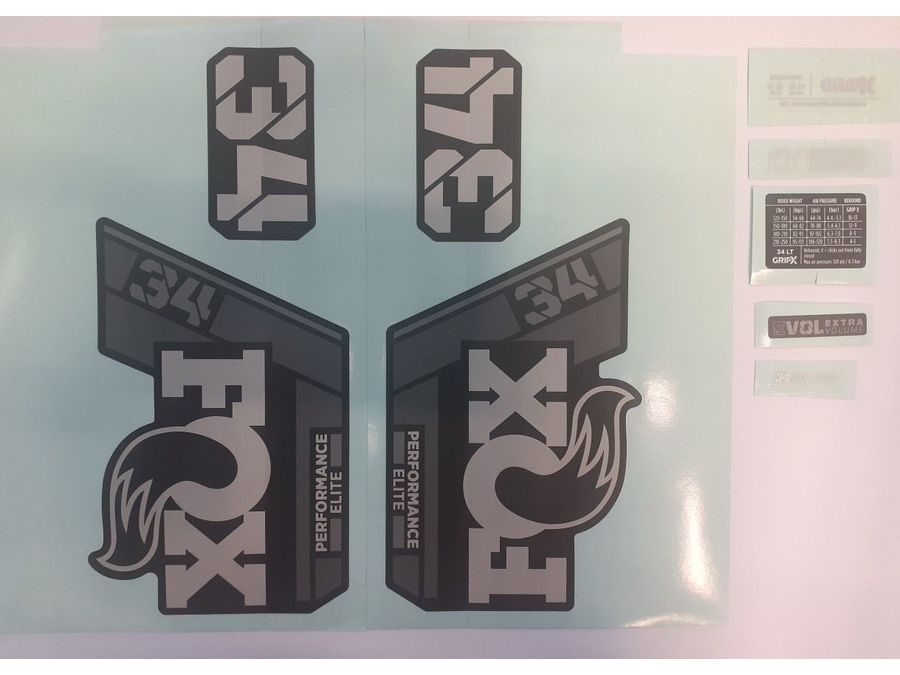 Nálepky FOX na Vidlice 34 SADA