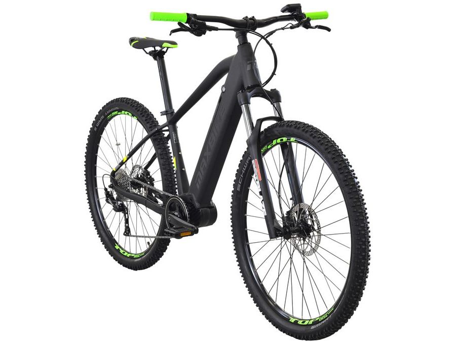 Pánské horské elektrokolo MAXBIKE Torsten černá+zelená