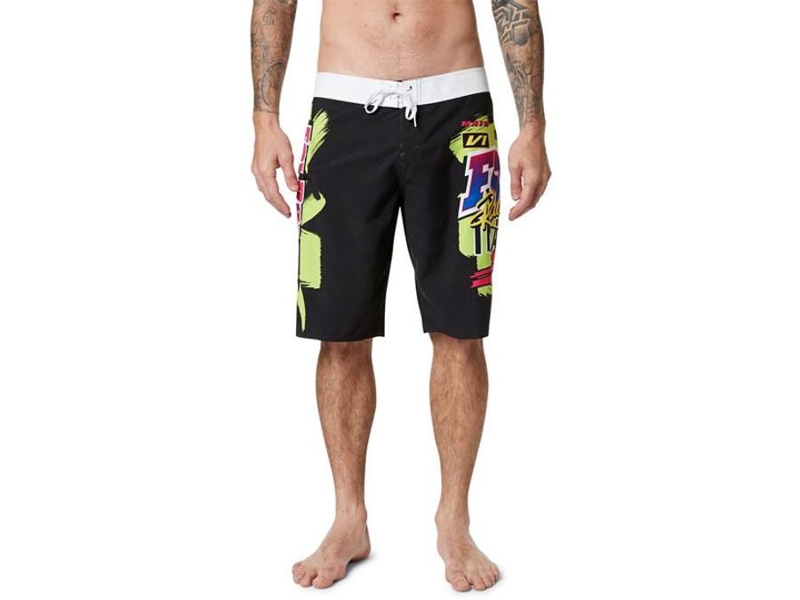 Pánské kraťasy do pasu bez vložky/plavky FOX Castr Boardshort 21, Black