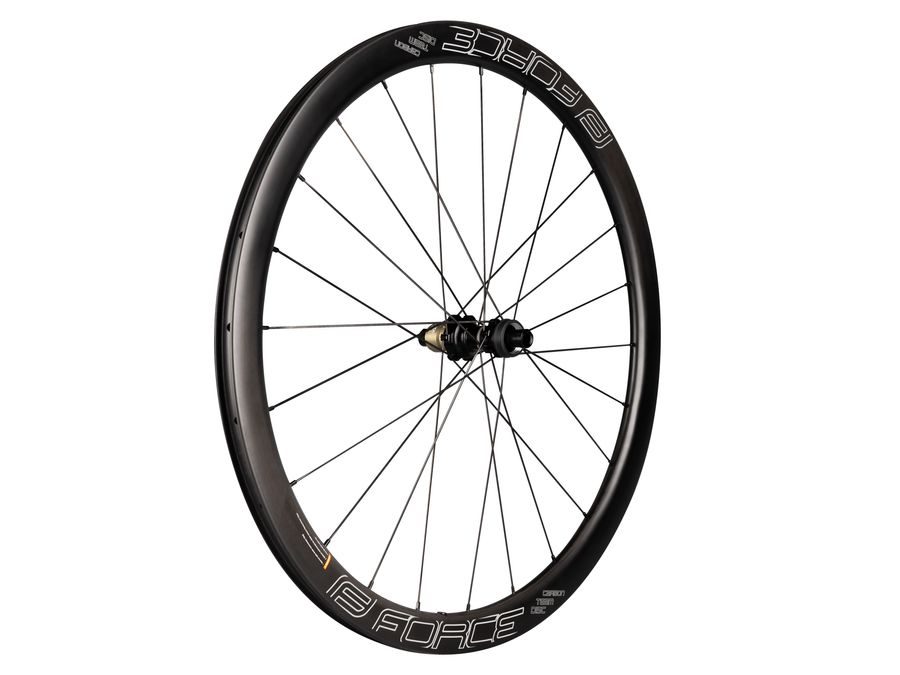 Zadní silniční kolo FORCE TEAM SP KARBON DISC XDR 40 plášťové