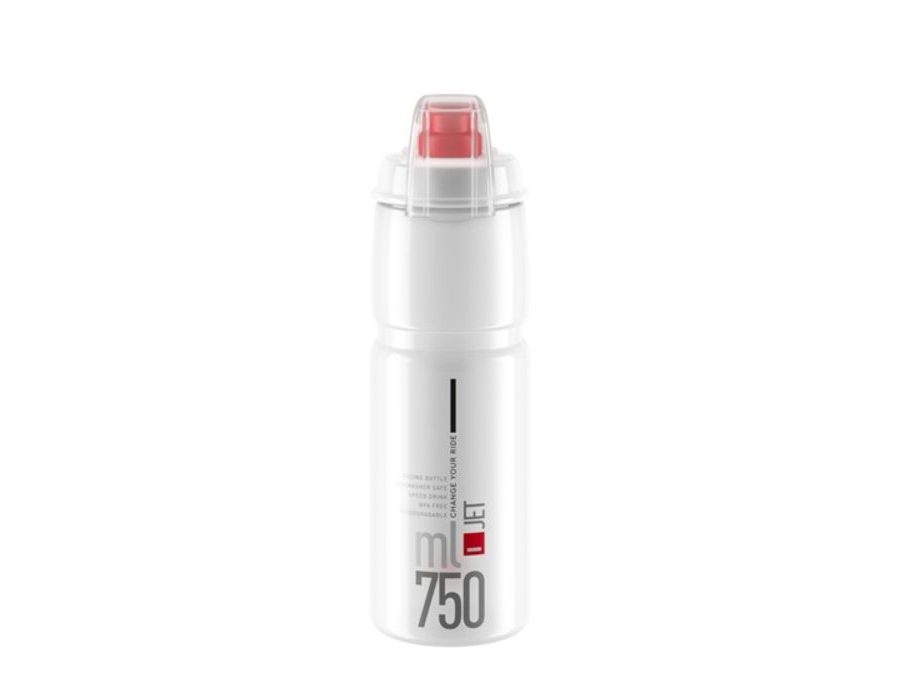 Láhev ELITE Jet Plus 21´ čirá/červené logo 750 ml