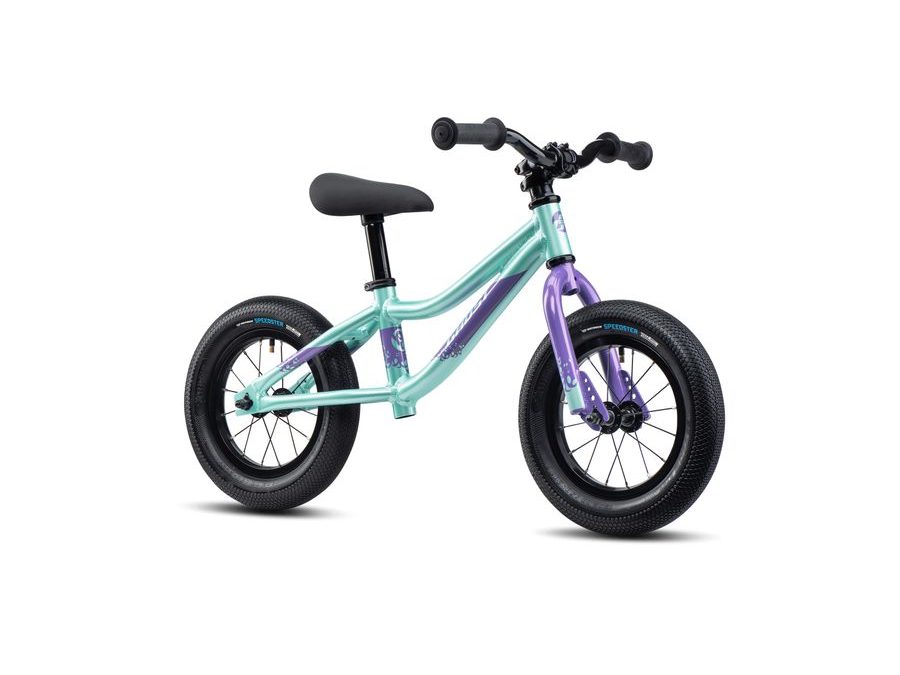 Dětské odrážedlo GHOST Powerkiddy 12 Mint/Metallic Purple Gloss