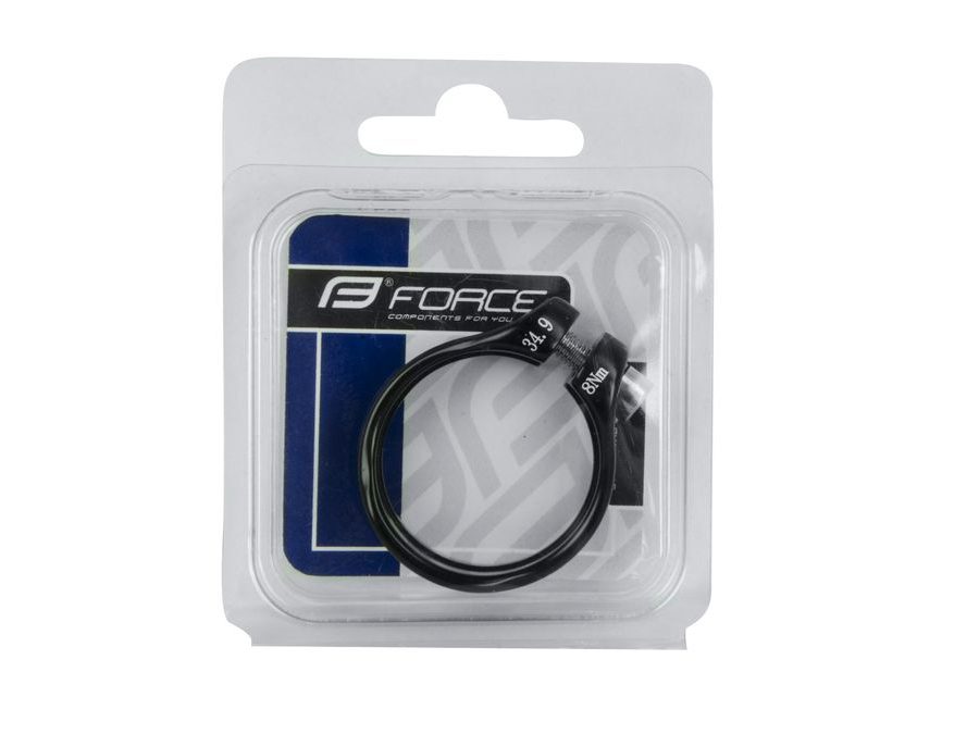 Objímka sedlovky FORCE na inbus 34,9mm Al, černá