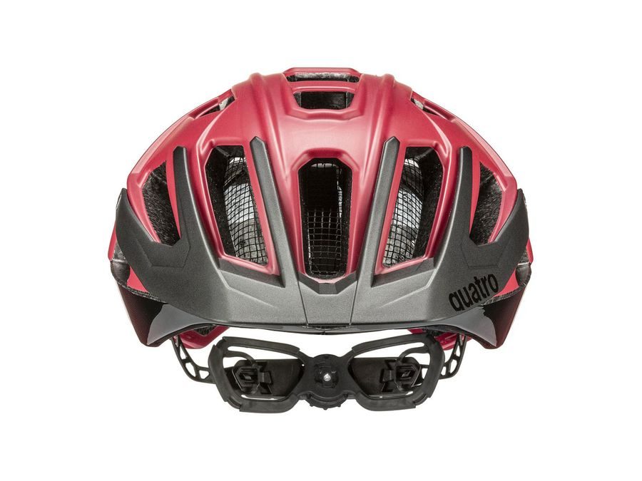 Helma UVEX QUATRO CC, DARK RED - BLACK MAT 2022