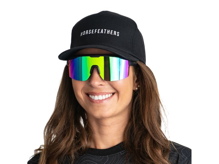 Brýle HORSEFEATHERS Scorpio, matt black-mirror green