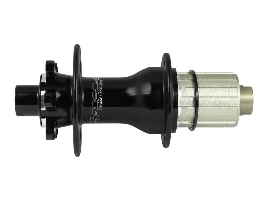 Zadní náboj ForceTEAM lite X12 6 děr kotouč, 28 děr, černý