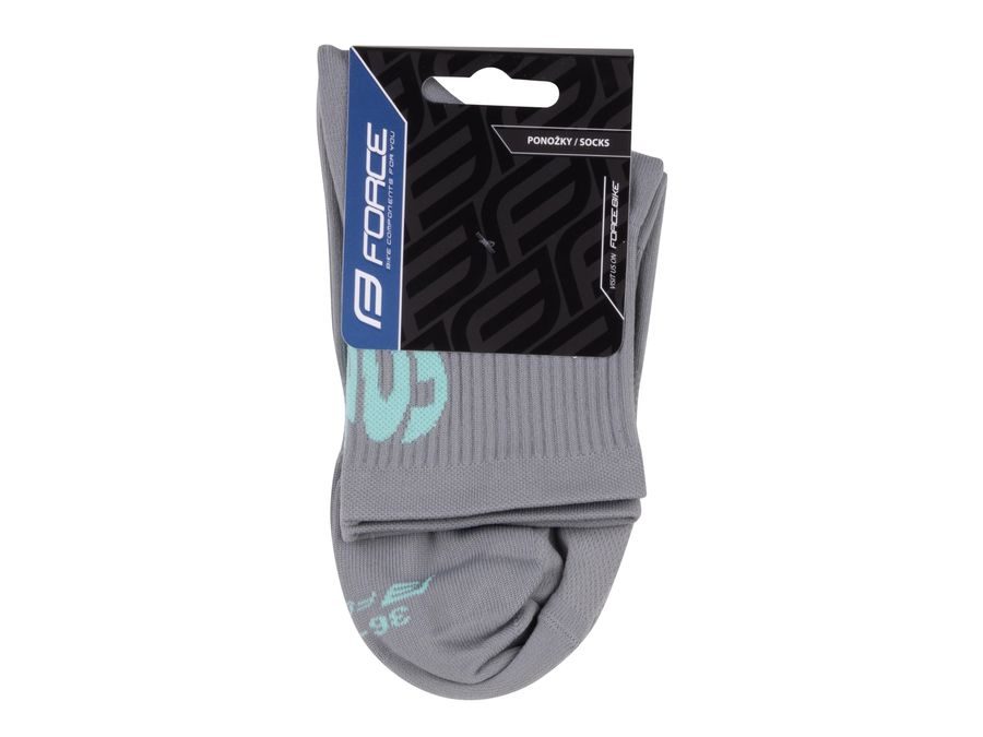 Krátké ponožky FORCE IN HEART, šedé