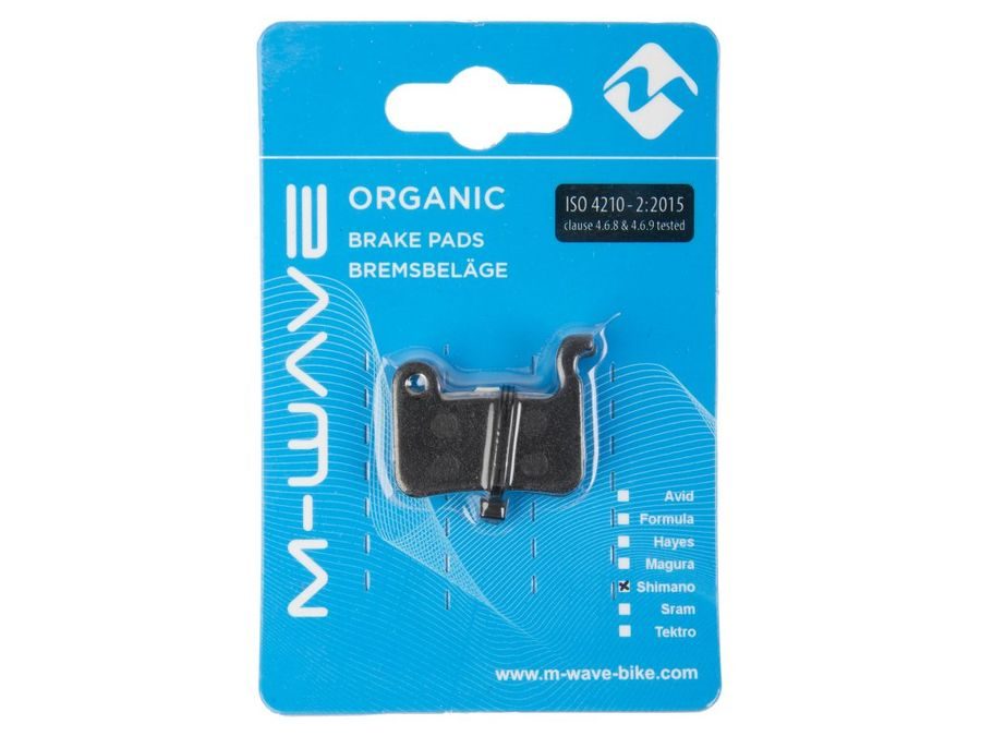 Brzdové destičky M-Wave organické Shimano Deore, LX