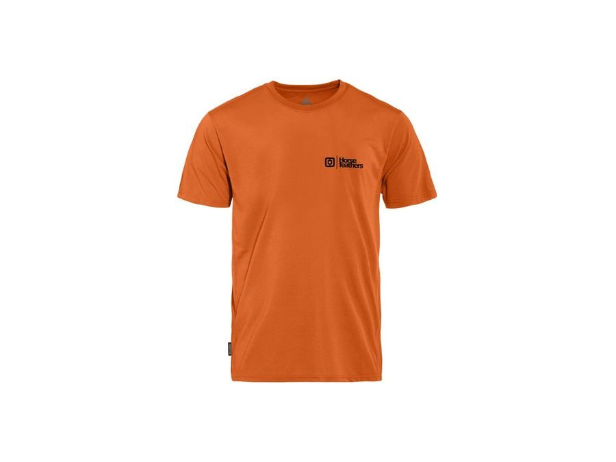Pánské funkční triko/dres s krátkým rukávem HORSEFEATHERS Rooter, burnt orange