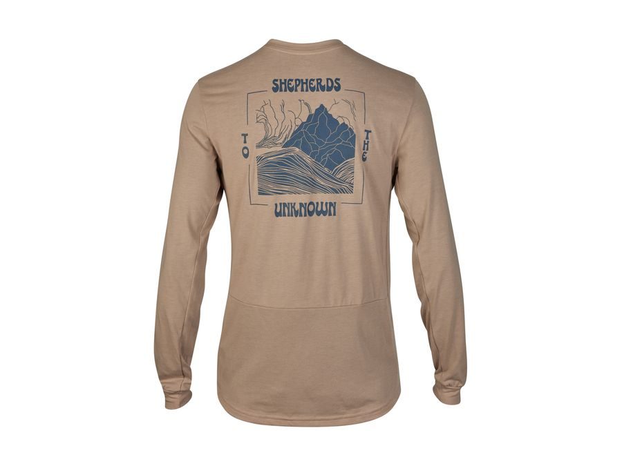 Pánský dres s dlouhým rukávem Fox Ranger Dr Ls Jersey Sg, Mocha