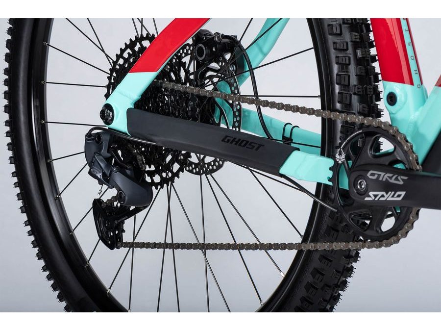 Pánské horské kolo Ghost Nirvana Trail Universal 29" - Green/Red