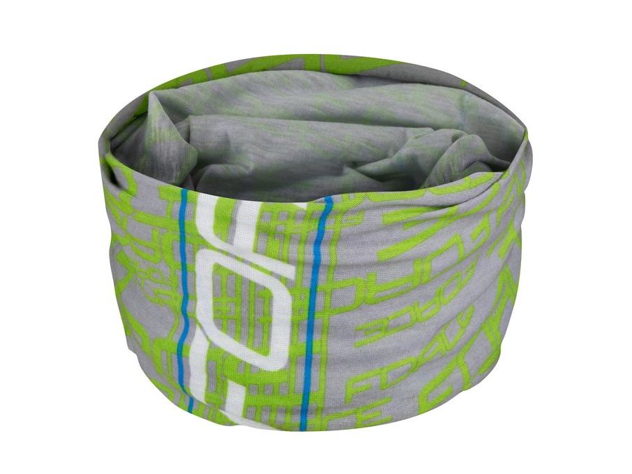 Šátek multifunkční FORCE léto, UNI, fluo-šedý