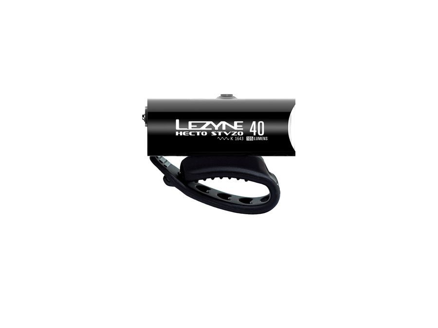 Přední světlo LEZYNE LIGHT FRONT HECTO DRIVE STVZO 40 BLACK GLOSS