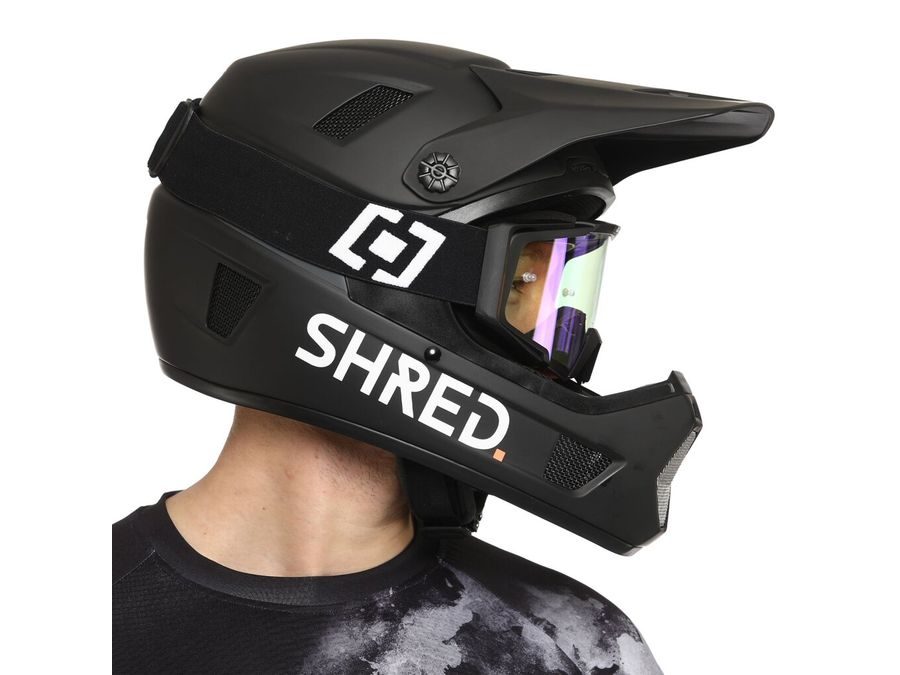 Sjezdové MTB brýle HORSEFEATHERS Patriot, black-mirror red