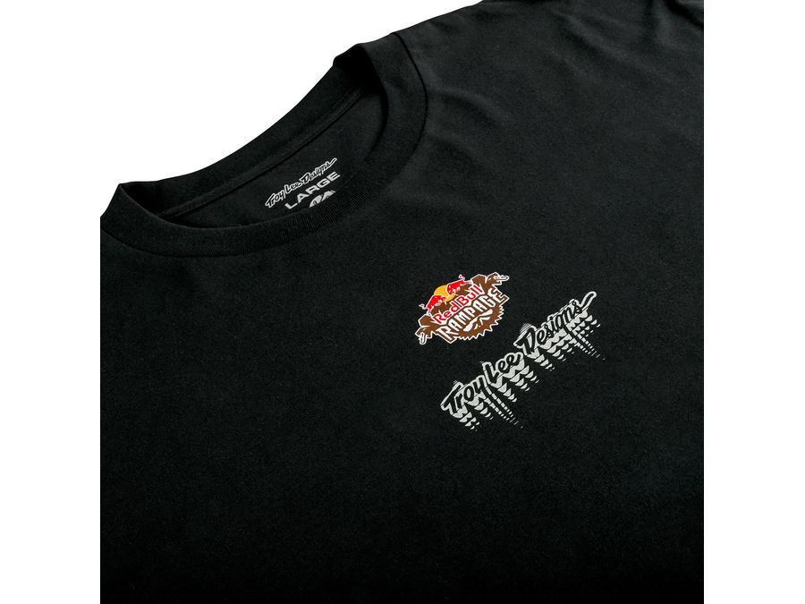 Pánské tričko s krátkým rukávem Troy Lee Designs Red Bull Rampage, MIND MELT BLACK