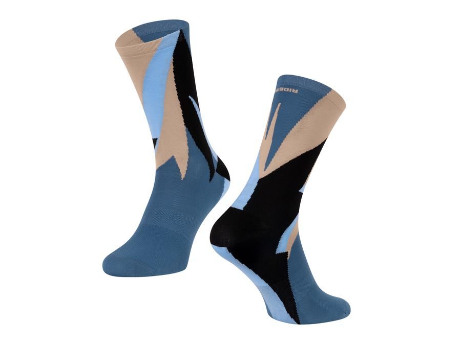 Dlouhé ponožky FORCE FREERIDE, modré