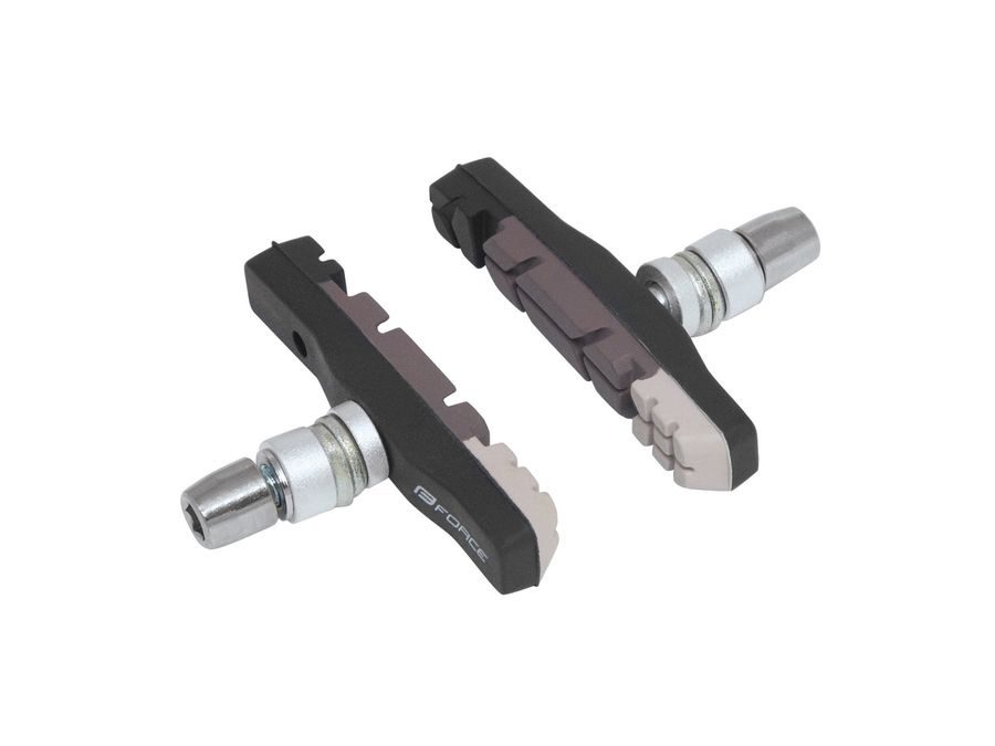 Brzdové špalky Force jednorázové, črn-šedé balené 70mm