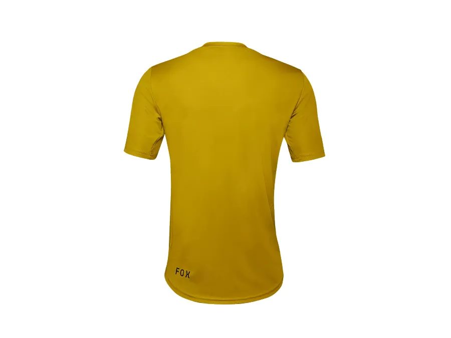 Pánský dres s krátkým rukávem Fox Ranger Ss Jersey Lab Head, Mustard Yellow