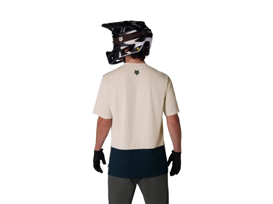 Pánský dres s krátkým rukávem FOX Ranger Wordmark Jersey, chalk white