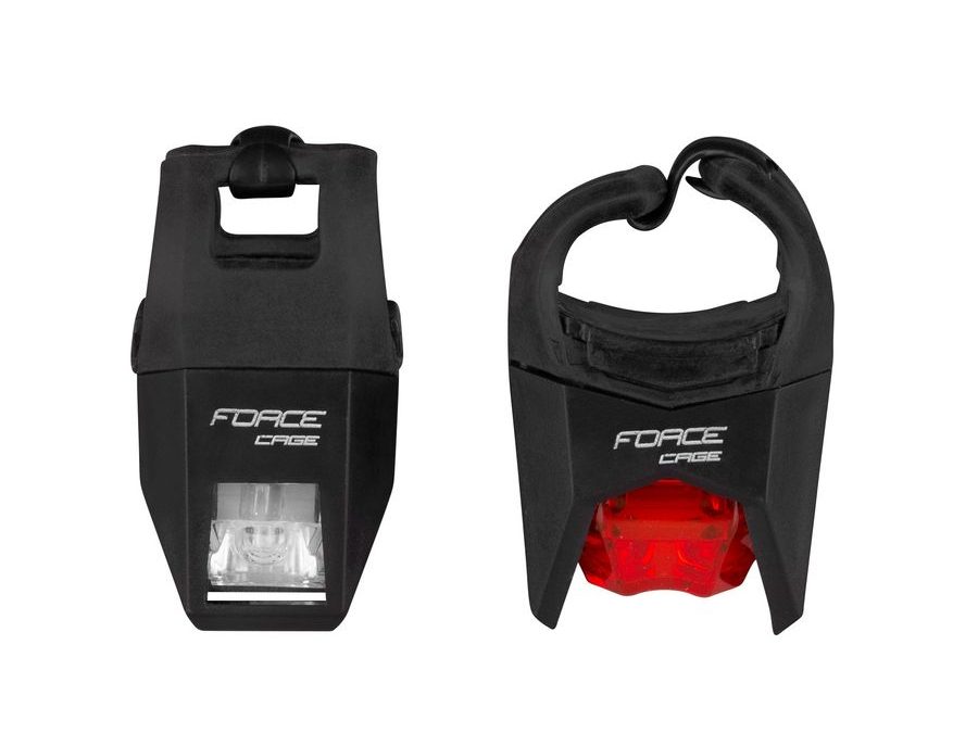 Sada světel Force CAGE přední bílá + zadní červená