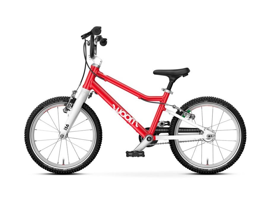 Dětské kolo Woom 3 GO 16" - Red (Červená) 2025