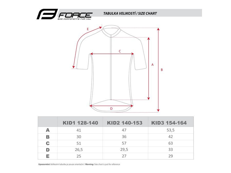Dětský dres s krátkým rukávem FORCE VIEW KID, šedo-bílo-černý