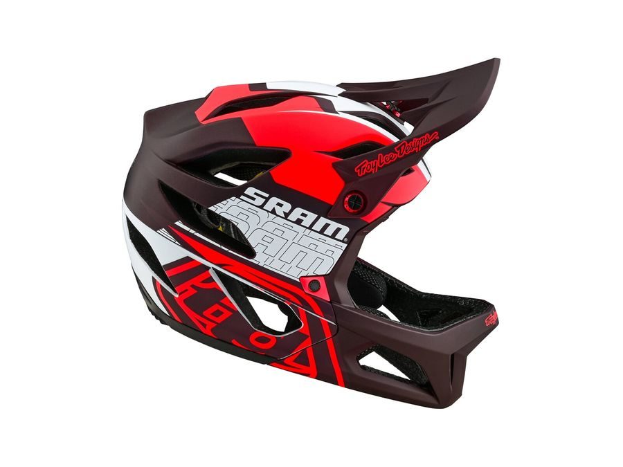 Integrální helma Troy Lee Designs STAGE MIPS SRAM VECTOR RED 2024