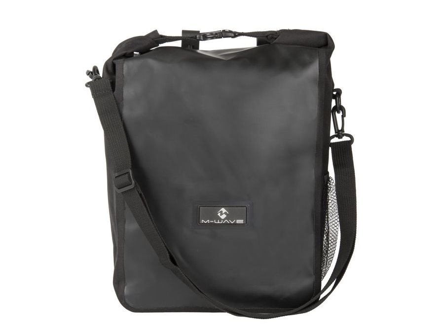 Brašna M-Wave nosičová boční 100% nepromokavá černá