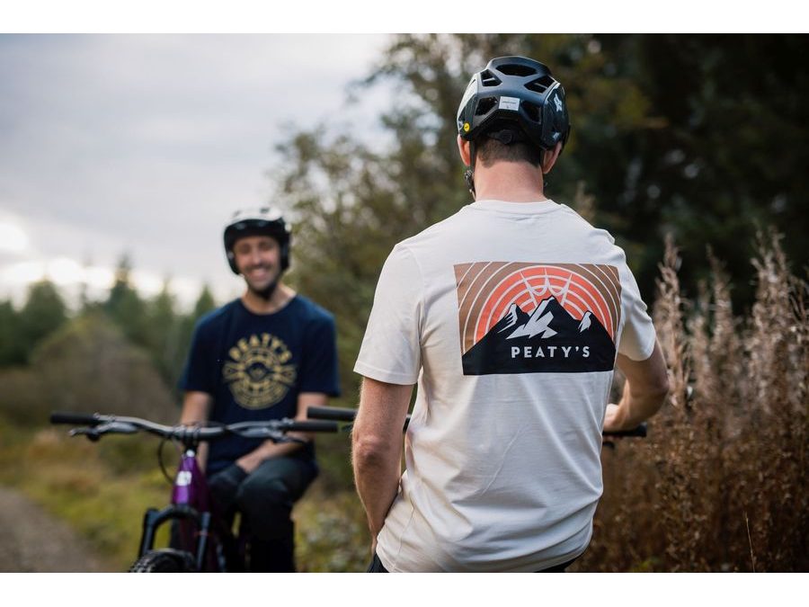 Tričko PEATY'S PUBWEAR TRIKO S KRÁTKÝM RUKÁVEM SUNSET VINTAGE WHITE