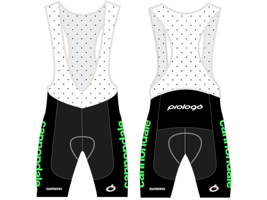 Pánské kraťasy se šráky a vložkou Cannondale CFR REPLICA BIB SHORTS, BLACK