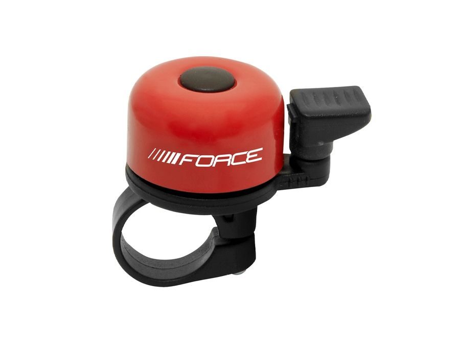 Zvonek FORCE MINI Fe/plast 22,2mm paličkový, červený