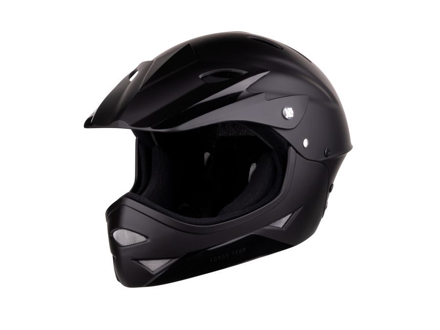 Juniorská integrální helma FORCE DOWNHILL, černá matná S - M
