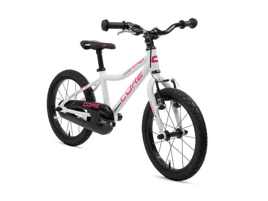 Dětské kolo Core Nipper Al 16", torpédo (7.07kg) - bílý lesk s růžovou, Innova 2025