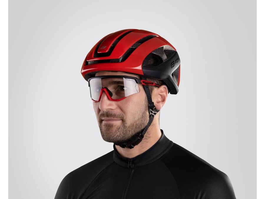 Městská helma FORCE NEO, červeno-černá