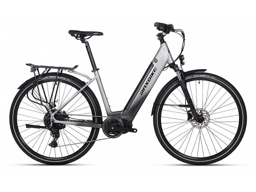 Městské elektrokolo MAXBIKE VILLA 26, šedé