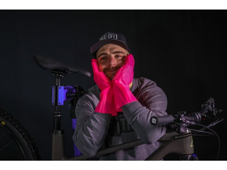 MUC-OFF DEEP SCRUBBER GLOVES - Silikonové mycí rukavice