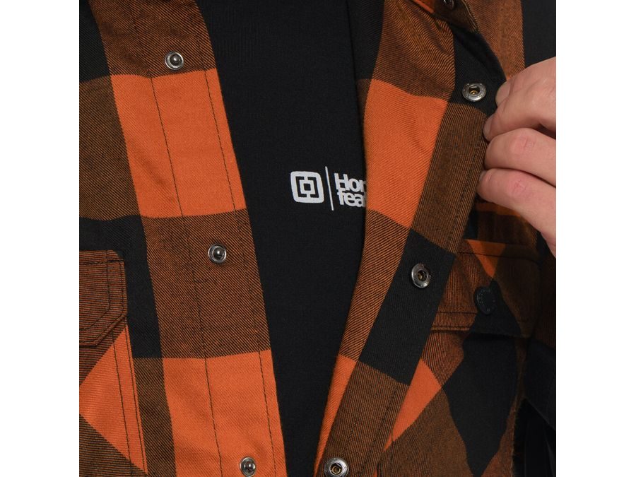 Pánská technická bike košile HORSEFEATHERS Prom, burnt orange