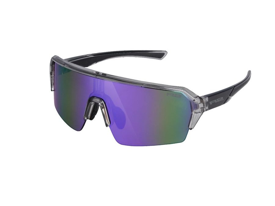 Dětské sportovní sluneční brýle R2 HYPE AT116A, šedo-černé