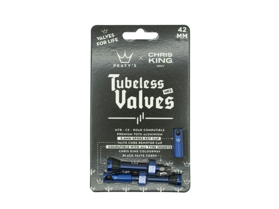 Bezdušové ventilky PEATY'S X CHRIS KING (MK2) BEZDUŠOVÉ VENTILKY 42MM