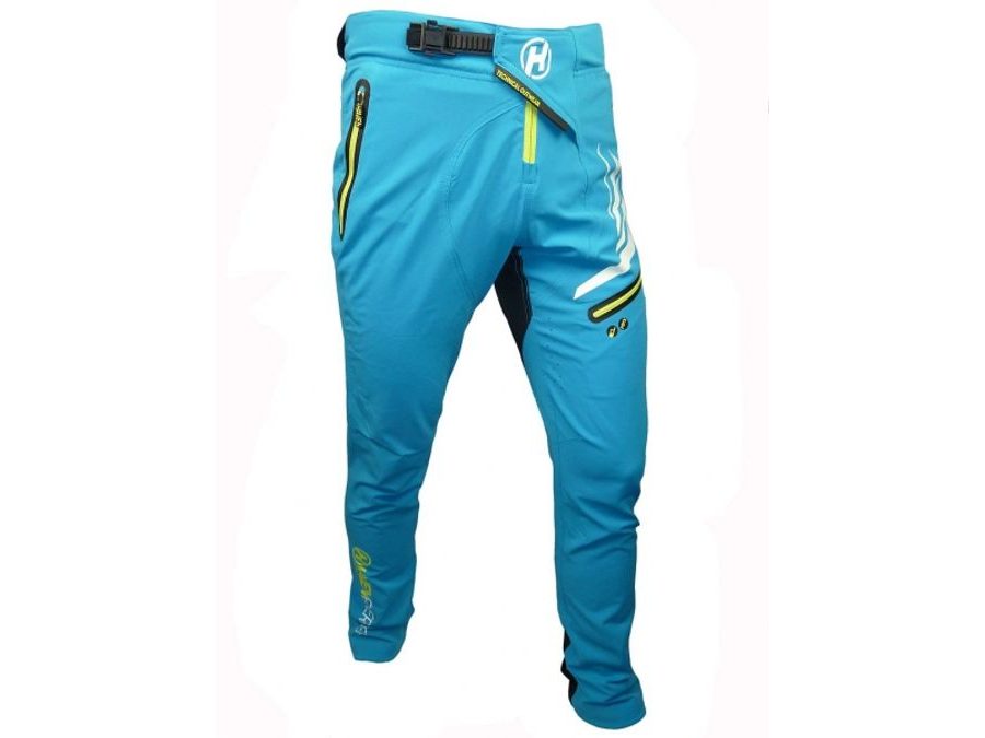 Pánské kalhoty do pasu bez vložky HAVEN ENERGIZER Long, modro-zelené