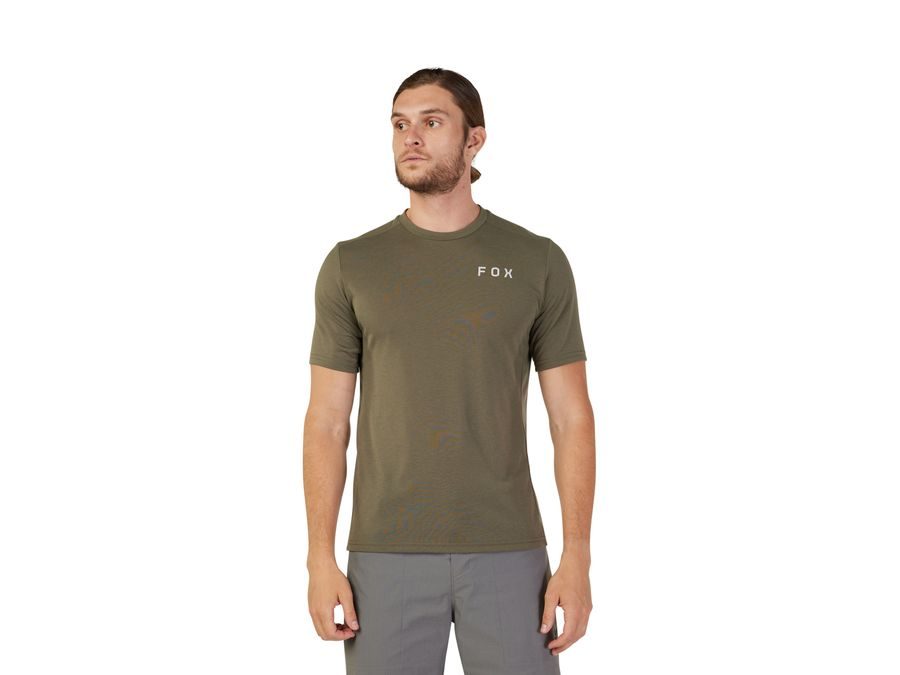 Pánský dres s krátkým rukávem Fox Ranger Dr Ss Jersey Alyn, Olive green