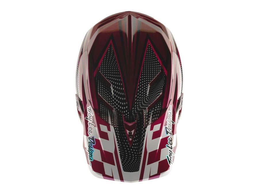 Integrální helma Troy Lee Designs D4 CARBON X SRAM RADIOSCAPE BLK / BERRY 2025