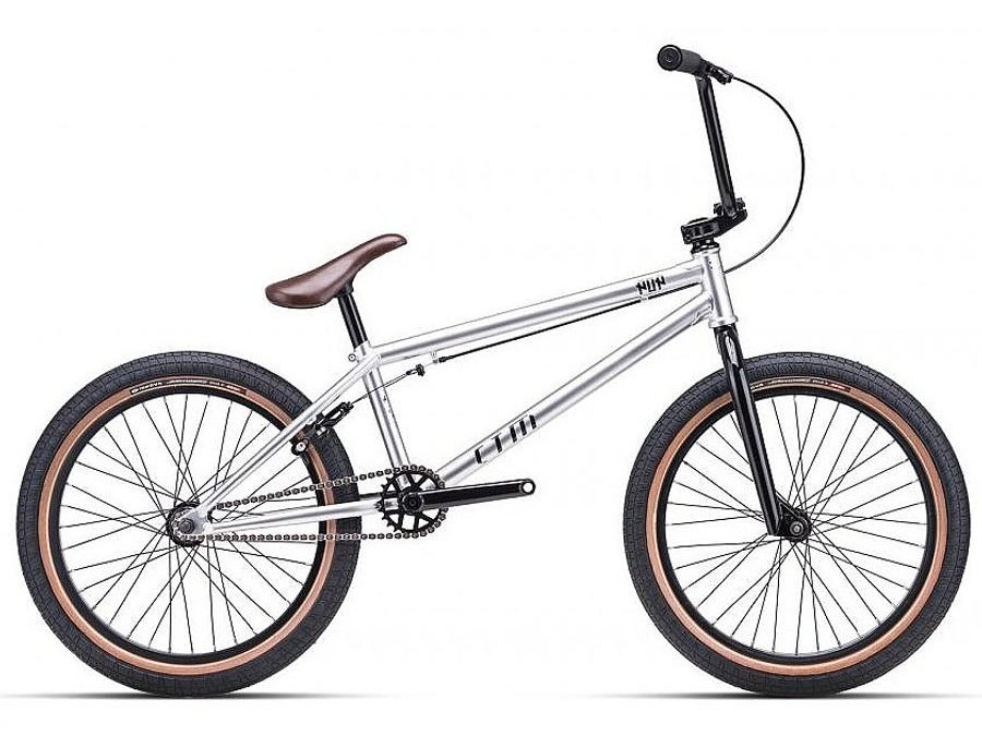 BMX kolo CTM POP 20", Shiny silver/ lesklá stříbrná